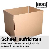 1-wellige Faltkartons 335x260x135 mm