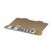 Versandtaschen KFZ-Zeichen I 140x590x-50 mm