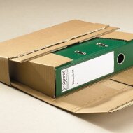Wrap-around packaging center with safety tabs 230x162x-80 mm (DIN C5)