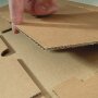 Wickelverpackungen Center mit Sicherungslaschen 360x265x-95 mm (DIN B4)