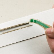CD-Jewelcase-Briefe weiß 225x125x12 mm (DIN lang/Fenster rechts)
