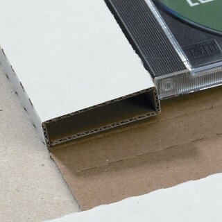 CD-Jewelcase-Briefe wei 225x125x12mm (DINlang)