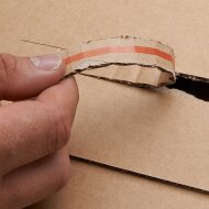 Shipping boxes with height grooves 310x230x100-160 mm (DIN A4+)