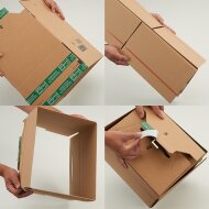 Shipping boxes SuperFlap double wall 479x379x335 mm