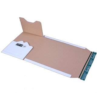 Wickelverpackungen PREMIUM 300x220x-80 mm (DIN A4) weiß