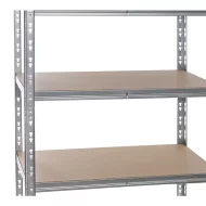 Galvanized metal heavy duty shelving 2200x900x600 mm - 6 shelves