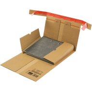 Wrap-around packaging centre with safety tabs 322x292x-80 mm (folder)