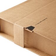 Wickelverpackungen Center mit Sicherungslaschen 360x265x-92 mm (DIN B4)