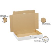 Maxibriefe weiß 343x244x44 mm (DIN A4)