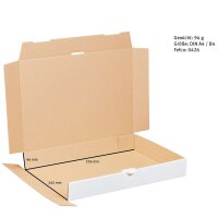 Maxibriefe weiß 343x244x44 mm (DIN A4)