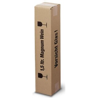 Kombiwell Flaschenkartons | 1 Magnumflasche 1,5 L | 110 x 110 x 513 mm