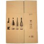 PREMIUM Flaschenkartons | 15 Flaschen 0,75 - 1 L | 524x305x368 mm
