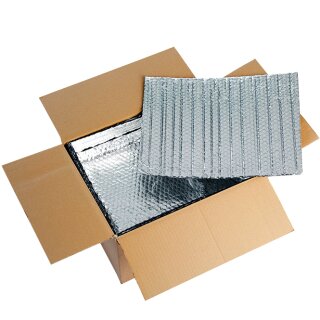 Folding cartons with multilayer insulating film 290 x 210 x 18 mm
