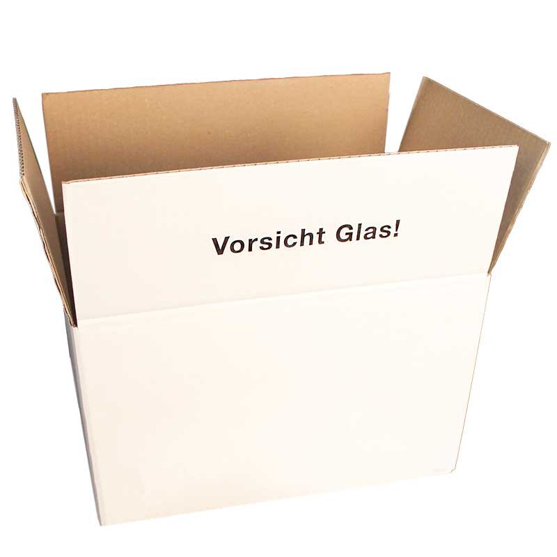 Export bottle cartons without compartments | 24 bottles 0,2 - 0,25 l | 353x235x210 mm