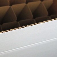 Export bottle cartons without compartments | 24 bottles 0,2 - 0,25 l | 353x235x210 mm