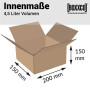 Single wall boxes 200x150x150 mm
