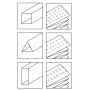 Continuous corrugated cardboard 2-wall 290x290 mm (H x W)