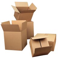 Single-wall folding boxes 113x113x100 mm