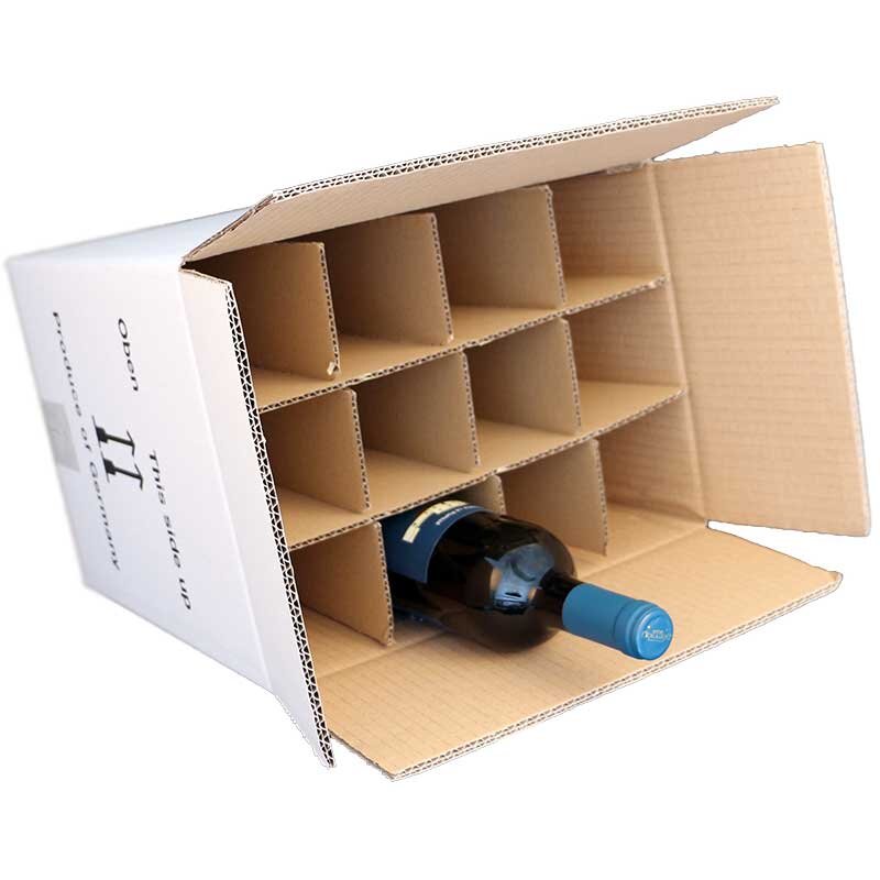 Export bottle cartons | 12 bottles 0,75 l | 320x240x350 mm