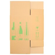 ECOLINE bottle cartons | 6 bottles 0.75 L | 305x212x368mm