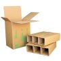 ECOLINE bottle cartons | 6 bottles 0.75 L | 305x212x368mm
