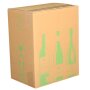 ECOLINE bottle cartons | 6 bottles 0,75 l | 305x212x368 mm