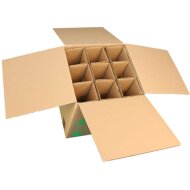 ECOLINE bottle cartons | 9 bottles 0.75 L | 316 x 305 x 368 mm