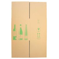 ECOLINE bottle cartons | 9 bottles 0.75 L | 316 x 305 x 368 mm