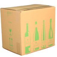 ECOLINE Flaschenkartons | 12 Flaschen 0,75 L | 420x305x368 mm