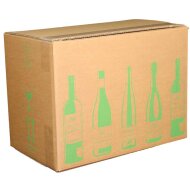 ECOLINE bottle cartons | 15 bottles 0.75 L | 524x305x368mm