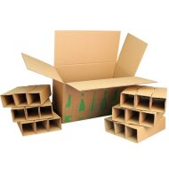 ECOLINE bottle cartons | 18 0.75 L bottles | 628 x 305 x 368 mm