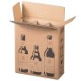 Versandkartons BIER | 3 Flaschen 0,33 - 0,5 L | 255x88x288 mm