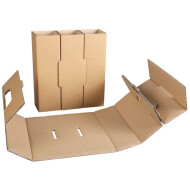 Shipping boxes BEER | 6 bottles 0.33 - 0.5 L | 255x175x294 mm