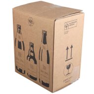 Shipping cartons BEER | 6 bottle 0,33 - 0,5 l | 255 x 175 x 294 mm