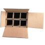 Shipping boxes BEER | 6 bottles 0.33 - 0.5 L | 255x175x294 mm