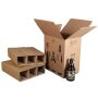 Shipping cartons BEER | 6 bottles 0,33 - 0,5 l | 255x175x294 mm