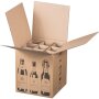 Shipping boxes for beer | 9 bottles 0.33 - 0.5 L | 265 x 255 x 288 mm