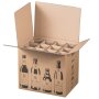 Shipping boxes BEER | 12 bottles 0.33 - 0.5 L | 353 x 255 x 288 mm