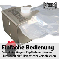 Filling holder for bag-in-box bags 120x120x100 mm