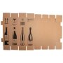 PREMIUM Flaschenkartons | 1 Flasche 0,75 - 1 L | 105x105x420 mm