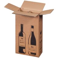 PREMIUM bottle cartons | 2 bottles 0.75 - 1 L | 204 x 108...