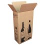 PREMIUM bottle cartons | 2 bottles 0.75 - 1 L | 204 x 108 x 368 mm