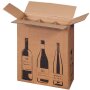 PREMIUM bottle cartons | 3 bottles 0.75 - 1 L | 305 x 108 x 368 mm