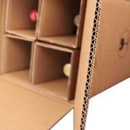 PREMIUM bottle cartons | 4 bottles 0.75 - 1 L | 212 x 204 x 368 mm