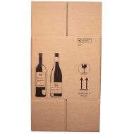 PREMIUM bottle cartons | 4 bottles 0.75 - 1 L | 212 x 204 x 368 mm