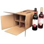 PREMIUM bottle cartons | 4 bottles 0.75 - 1 L | 212 x 204 x 368 mm