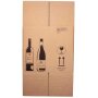 PREMIUM bottle cartons | 4 bottles 0.75 - 1 L | 212 x 204 x 368 mm