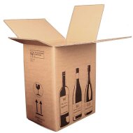 PREMIUM bottle cartons | 6 bottles 0,75 - 1 l | 305x212x36 mm