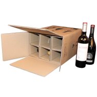 PREMIUM bottle cartons | 6 bottles 0.75 - 1 L | 305 x 212 x 368 mm