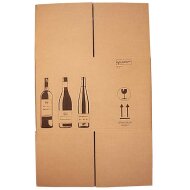 PREMIUM Flaschenkartons | 9 Flaschen 0,75 - 1 L | 316x305x368 mm